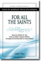 For All the Saints SATB choral sheet music cover